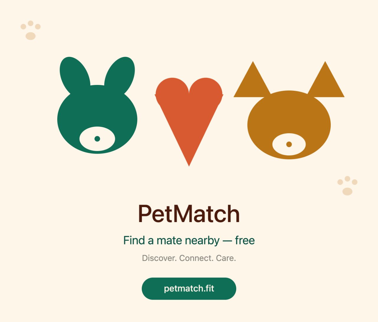Pet in heat? Find a nearby match on PetMatch.