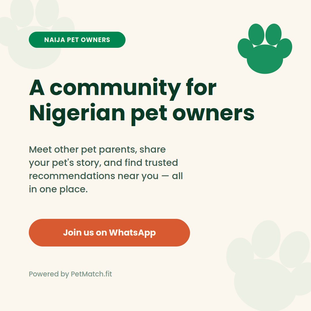 🐾 Meet Naija Pet Owners — A New Community for Pet Lovers Across Nigeria 🇳🇬